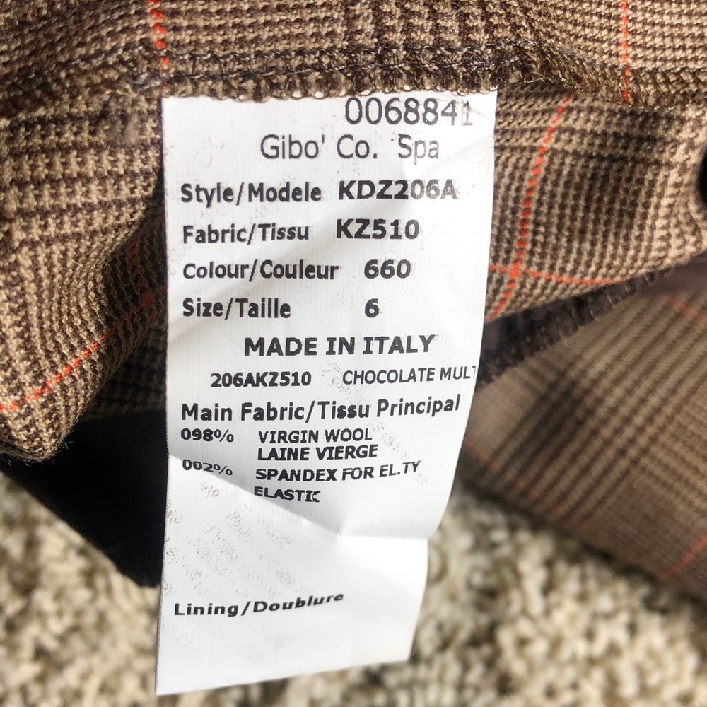 Michael Kors Beige and Black Women’s Tailored Plaid Trousers, Size 6 - Picture 5 of 8
